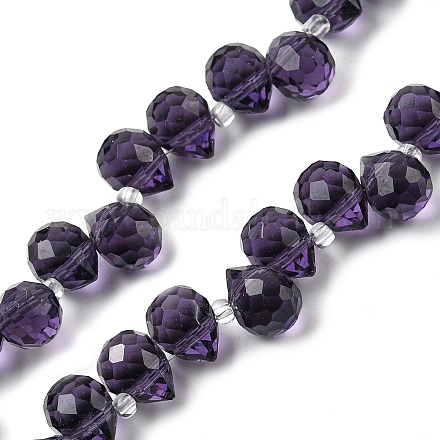 Прозрачные стеклянные бусины GLAA-Z017-01I-1