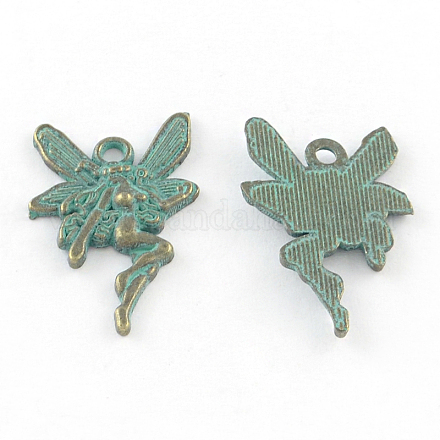 Zinc pendentifs en alliage d'ange PALLOY-R065-026-LF-1