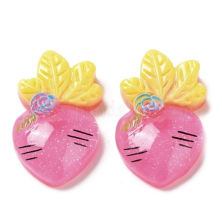 Кабошоны из полупрозрачной смолы CRES-D018-05C-1