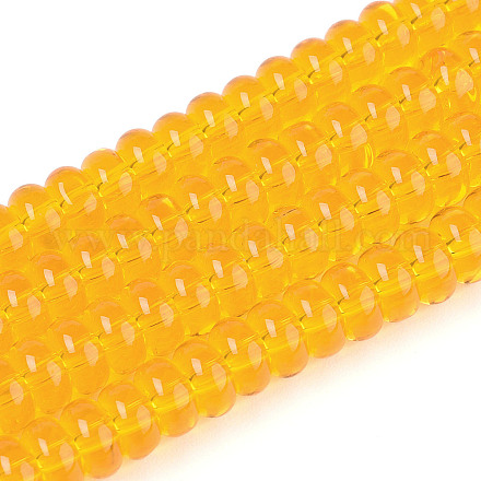 Прозрачные стеклянные бусины GLAA-ZX008-4mm-19B-1