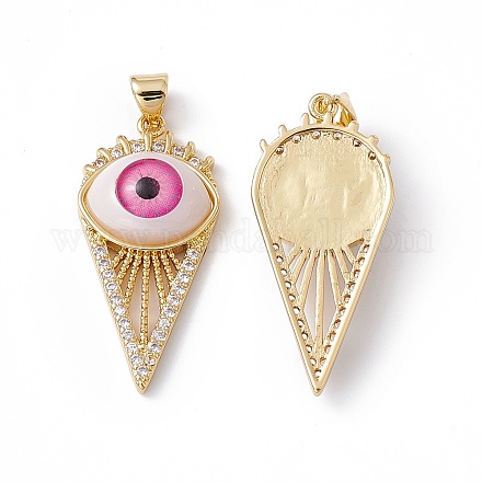 Стойки обшивки латунь микро проложить Циркон подвеску KK-B060-03G-05-1