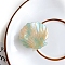Cellulose Acetate(Resin) Claw Hair Clips, Hair Accessories for Girls Women, Shell Shape, Pale Turquoise, 41x34mm