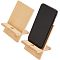 Bamboo Mobile Phone Holders, Cell Phone Stand Holder, Universal Portable Tablets Holder, BurlyWood, 8.2x7x14cm