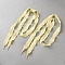 Polyester Shoelaces, Champagne Yellow, 1190x23x0.3mm