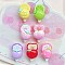 Opaque Resin Decoden Cabochons, Fruit Ice Cream, Mixed Shapes, Mixed Color, 17.5~18.5x11~11.5x8~8.5mm