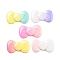 Gradient Color Opaque Resin Decoden Cabochons, Big Bowknot, Mixed Color, 29x50.5x6.5mm