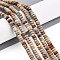Natural Aqua Terra Jasper Beads Strands, Rondelle, 4~4.5x2~2.5mm, Hole: 0.7mm, about 151~152pcs/strand, 15.16~15.35''(38.5~39cm)