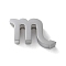 Constellation 304 Stainless Steel Charms, Scorpio, 6.5x12.5x3mm, Hole: 2mm