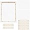 Basswood Assembled Paper Making Frame, with Gauze, Rectangle, PapayaWhip, 340x250mm