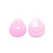 Lampwork Charms, Petaline, Pearl Pink, 12x11x4mm, Hole: 1mm