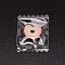 Resin Pendants, Candy Bag with Apple Slice, Tomato, 38x29.5x4mm, Hole: 1.2mm