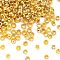 Brass Crimp Beads, Golden, 2x1.5mm, Hole: 1mm