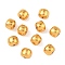 Brass Beads, Rondelle, Long-Lasting Plated, Lead Free & Cadmium Free, Real 24K Gold Plated, 0.8x7mm, Hole: 1.2mm