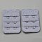 3 Rows x 2 Hooks Bra Extenders, Undergarment Sewing Fastener Polyester Tape, Lavender, 50x31x2mm