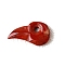 Natural Red Jasper Pendants, Bird, 23x43mm, Hole: 5mm