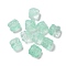 Baking Painted Transparent Glass Beads, Gradient Color, Lion, Aquamarine, 11.5x11x9.5mm, Hole: 1.2mm