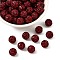 Pave Disco Ball Beads, Polymer Clay Rhinestone Beads, Grade A, Round, Siam, PP14(2~2.1mm), 10mm, Hole: 1.0~1.2mm
