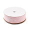 Polyester Ribbon, Heart Pattern, for Garment Accessory, Pink, 1 inch(25mm), about 20.00 Yards(18.29m)/Roll