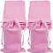 Velvet Jewelry Drawstring Gift Bags, Rectangle, Pearl Pink, 14.5~15.5x10.5~11x0.4cm, about 20pcs/bag