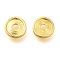 Brass Spacer Beads, Flat Round, Golden, 5x1mm, Hole: 1.2mm