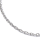 304 bracelet chaîne forçat en acier inoxydable pour homme femme STAS-B039-04P-2