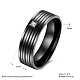 Regali di san valentino anelli per uomo in acciaio al titanio con zirconi cubici RJEW-BB16446-8-3