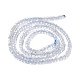 Natural Topaz Crystal Beads Strands G-K315-A08-5