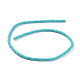Synthetic Turquoise Beads Strands X-TURQ-G110-4x2mm-09-2