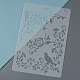 Пластиковые многоразовые шаблоны трафаретов для рисования DIY-F018-B06-4