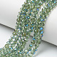Chapelets de perles en verre électroplaqué EGLA-A034-T6mm-I01-1