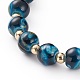 Verstellbare Nylonschnur geflochtene Perlen Armbänder Sets BJEW-JB05827-4