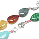 Natural & Synthetic Gemstone Beaded Necklaces NJEW-S396-22-2