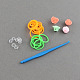 Kit de repuesto de bandas de goma para telar con giro colorido y diy X-DIY-R003-03-2