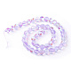 Synthetic Moonstone Beads Strands G-R375-8mm-B02-2
