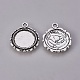 Сеттинги для кулона(кабошонов) X-PALLOY-A18941-AS-FF-1