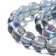 Chapelets de perles en pierre de lune synthétique G-E573-02C-29-3