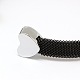 304 in acciaio inox braccialetti della maglia X-BJEW-N225-34B-2