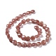 Chapelets de perles aux fraises en quartz naturel G-I232-01A-4