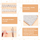 ポリエステル編組レースリボン  DIY工芸品  カーテン用  衣類  ソファの装飾  波の模様  銀  5/8インチ（15mm）  約12.58ヤード（11.5m）/ロール OCOR-WH0060-73B-4
