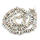 Electroplate Non-magnetic Synthetic Hematite Beads Strands G-T061-120R-2