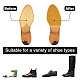 Material de reparación de zapatos de goma para zapatos y botas de cuero DIY-WH0430-024A-5