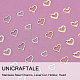 UNICRAFTALE about 180pcs 4 Sizes Hollow Heart Charms 2 Colors Stainless Steel Charms Love Shape Charms for Jewelry Making 7~11mm STAS-UN0031-55-4