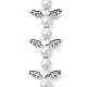 Hebras de cuentas de perlas de vidrio con forma de hada ángel AJEW-JB01180-01-1