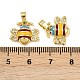 Латунные микро проложить кубического циркония подвески KK-F908-01G-C01-3