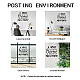 PVC Quotes Wall Sticker DIY-WH0200-082-4