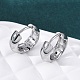 Серьги-кольца из хирургической нержавеющей стали 316 для женщин EJEW-G429-01C-P-2