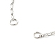 304 confezione di catena e bracciale in acciaio inossidabile AJEW-JB01063-3