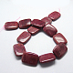 Natural Rhodonite Beads Strands G-G229-22x30mm-07-2