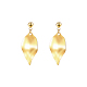 Elegant Stainless Steel Leaf Earrings for Women NQ9483-1-1