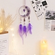 Web with Feather Pendant Decorations AUTO-PW0001-27-2
